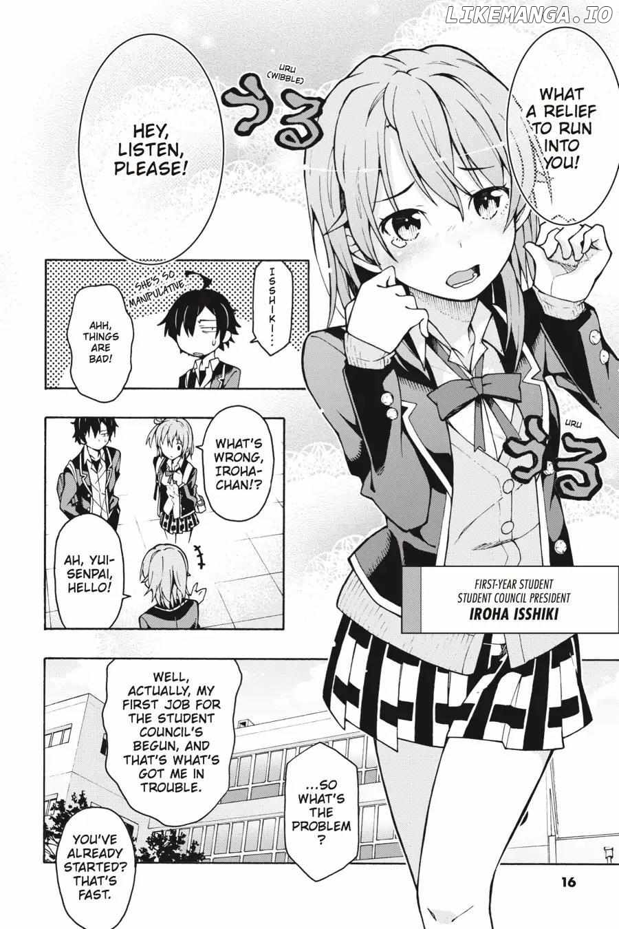 Yahari Ore no Seishun Love Come wa Machigatteiru @comic Chapter 59 - page 16