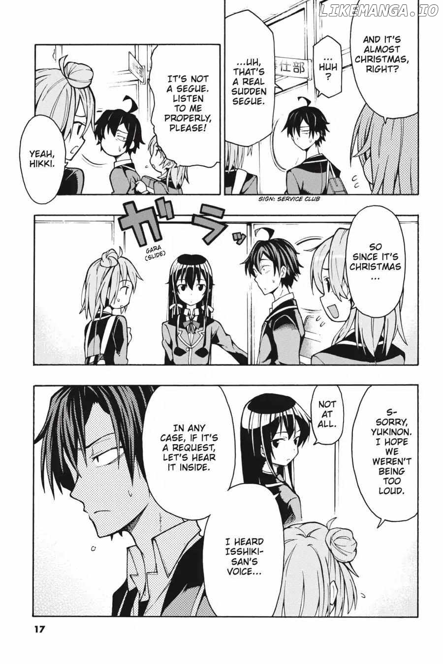 Yahari Ore no Seishun Love Come wa Machigatteiru @comic Chapter 59 - page 17
