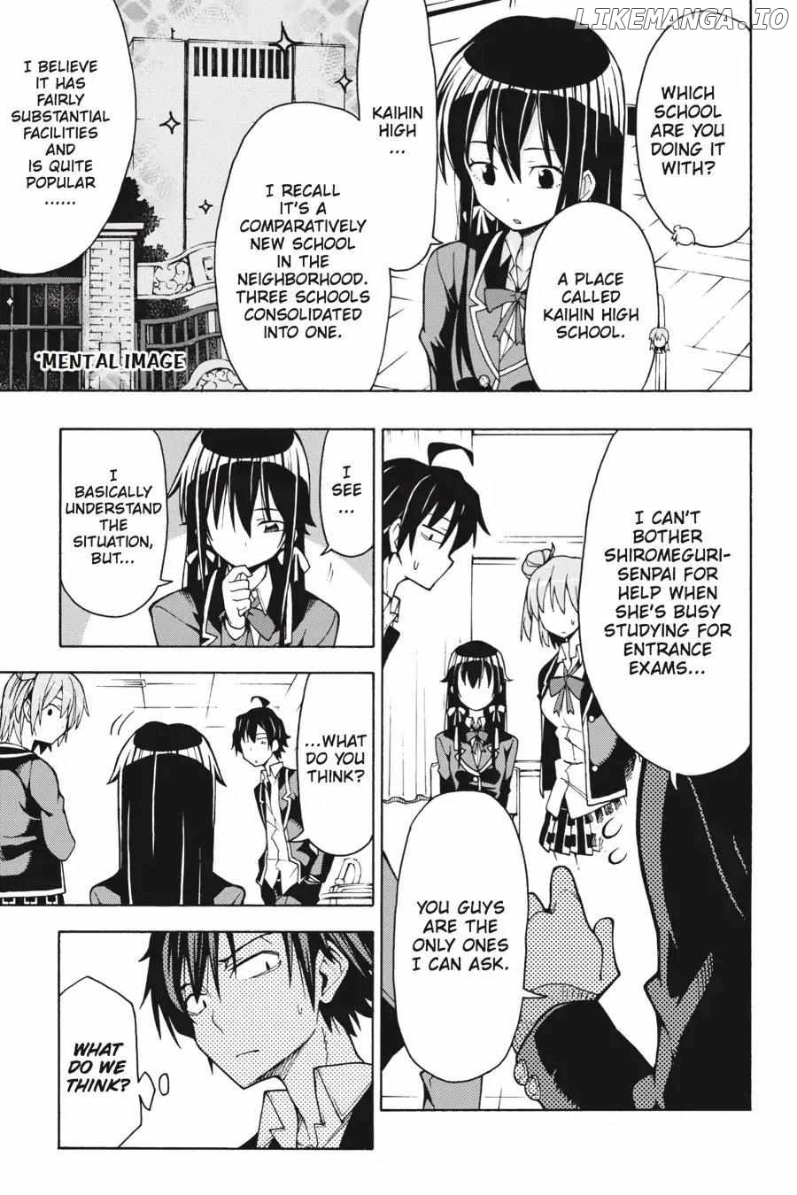 Yahari Ore no Seishun Love Come wa Machigatteiru @comic Chapter 59 - page 19