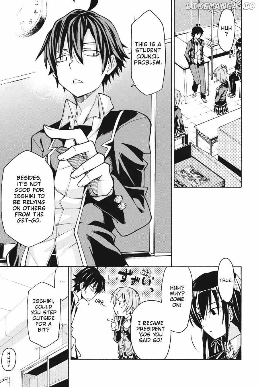 Yahari Ore no Seishun Love Come wa Machigatteiru @comic Chapter 59 - page 21