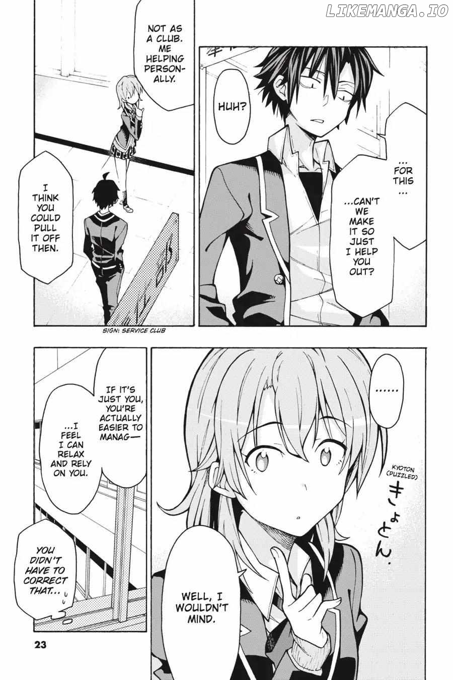 Yahari Ore no Seishun Love Come wa Machigatteiru @comic Chapter 59 - page 23