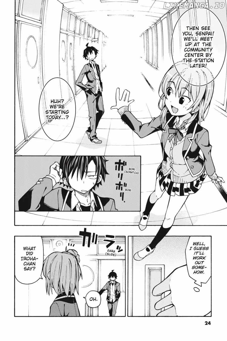 Yahari Ore no Seishun Love Come wa Machigatteiru @comic Chapter 59 - page 24