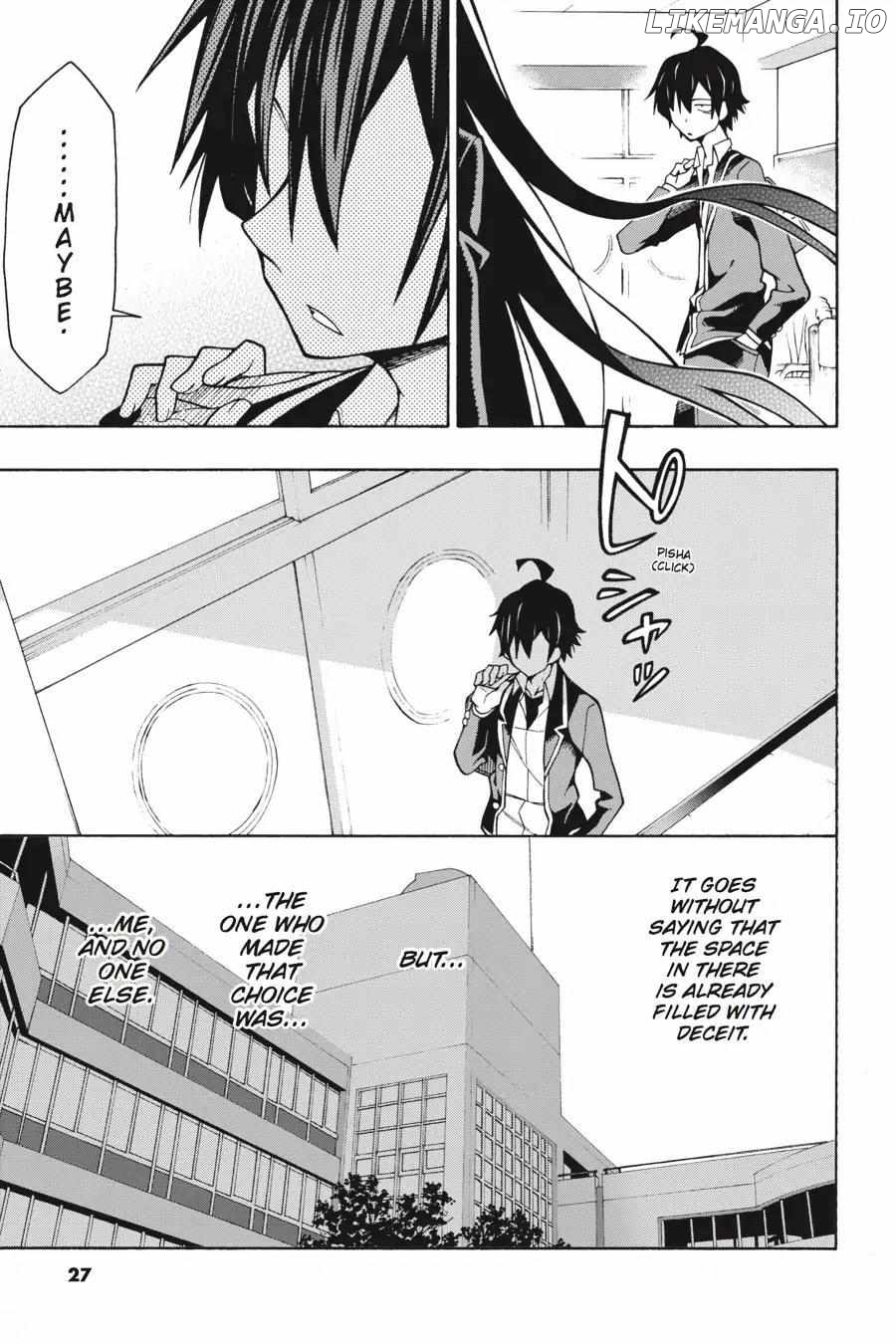Yahari Ore no Seishun Love Come wa Machigatteiru @comic Chapter 59 - page 27