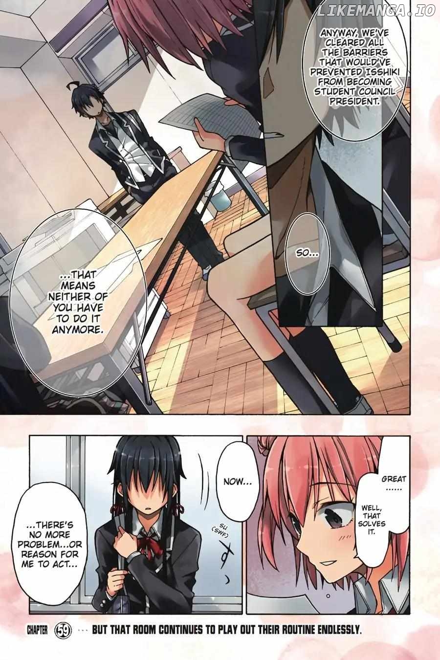 Yahari Ore no Seishun Love Come wa Machigatteiru @comic Chapter 59 - page 2