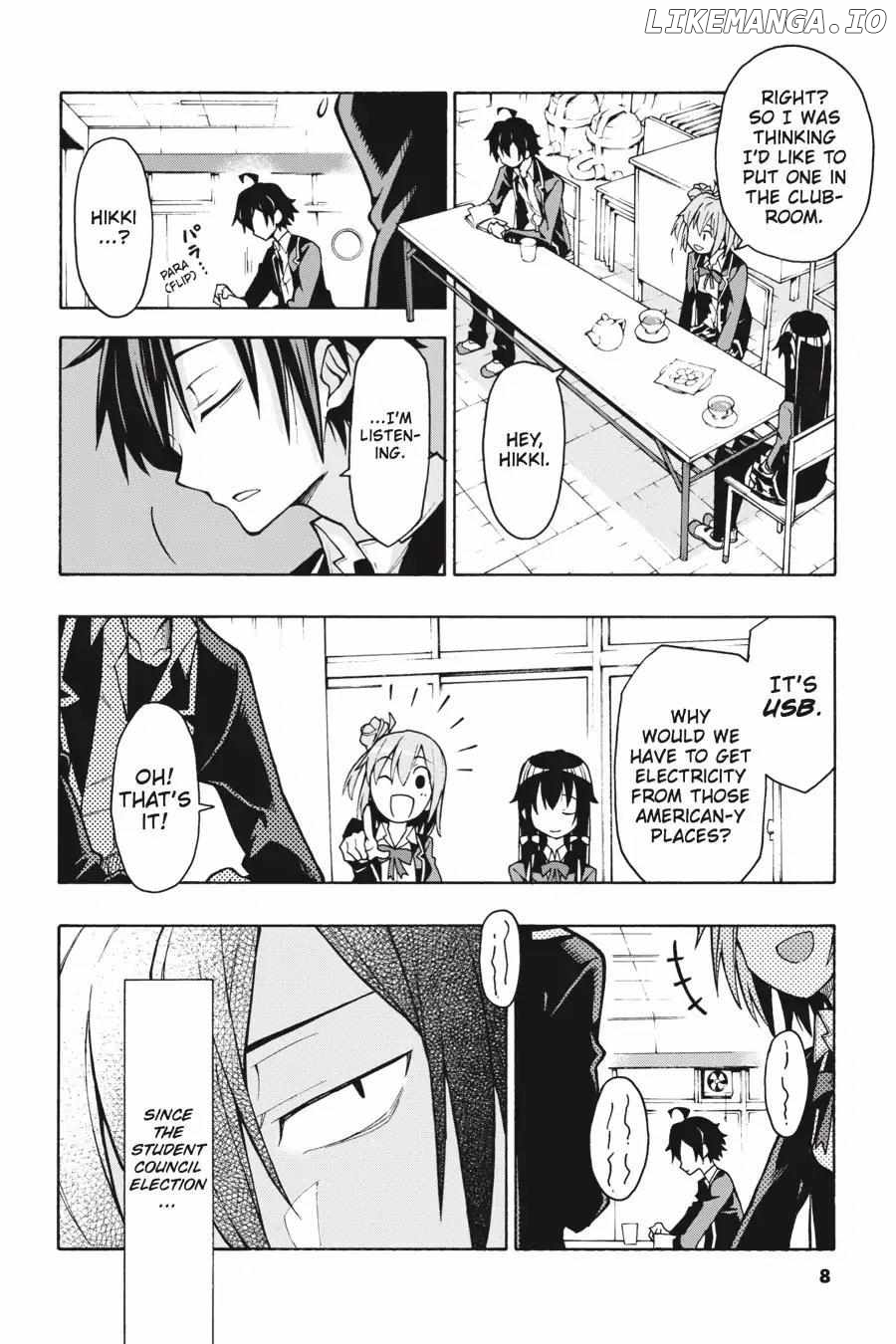 Yahari Ore no Seishun Love Come wa Machigatteiru @comic Chapter 59 - page 8