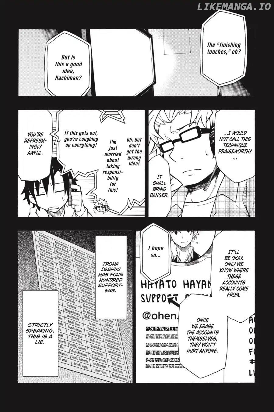 Yahari Ore no Seishun Love Come wa Machigatteiru @comic Chapter 58 - page 11