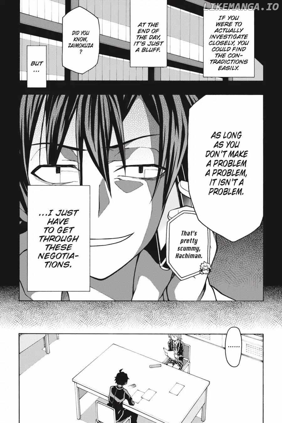 Yahari Ore no Seishun Love Come wa Machigatteiru @comic Chapter 58 - page 13