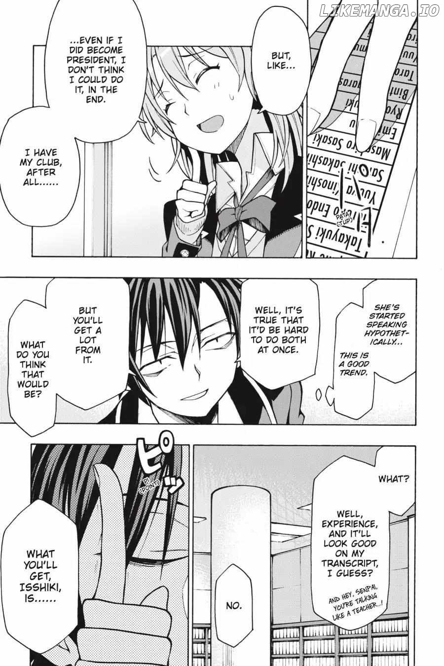 Yahari Ore no Seishun Love Come wa Machigatteiru @comic Chapter 58 - page 14
