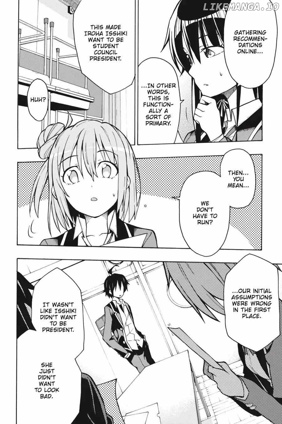 Yahari Ore no Seishun Love Come wa Machigatteiru @comic Chapter 58 - page 23