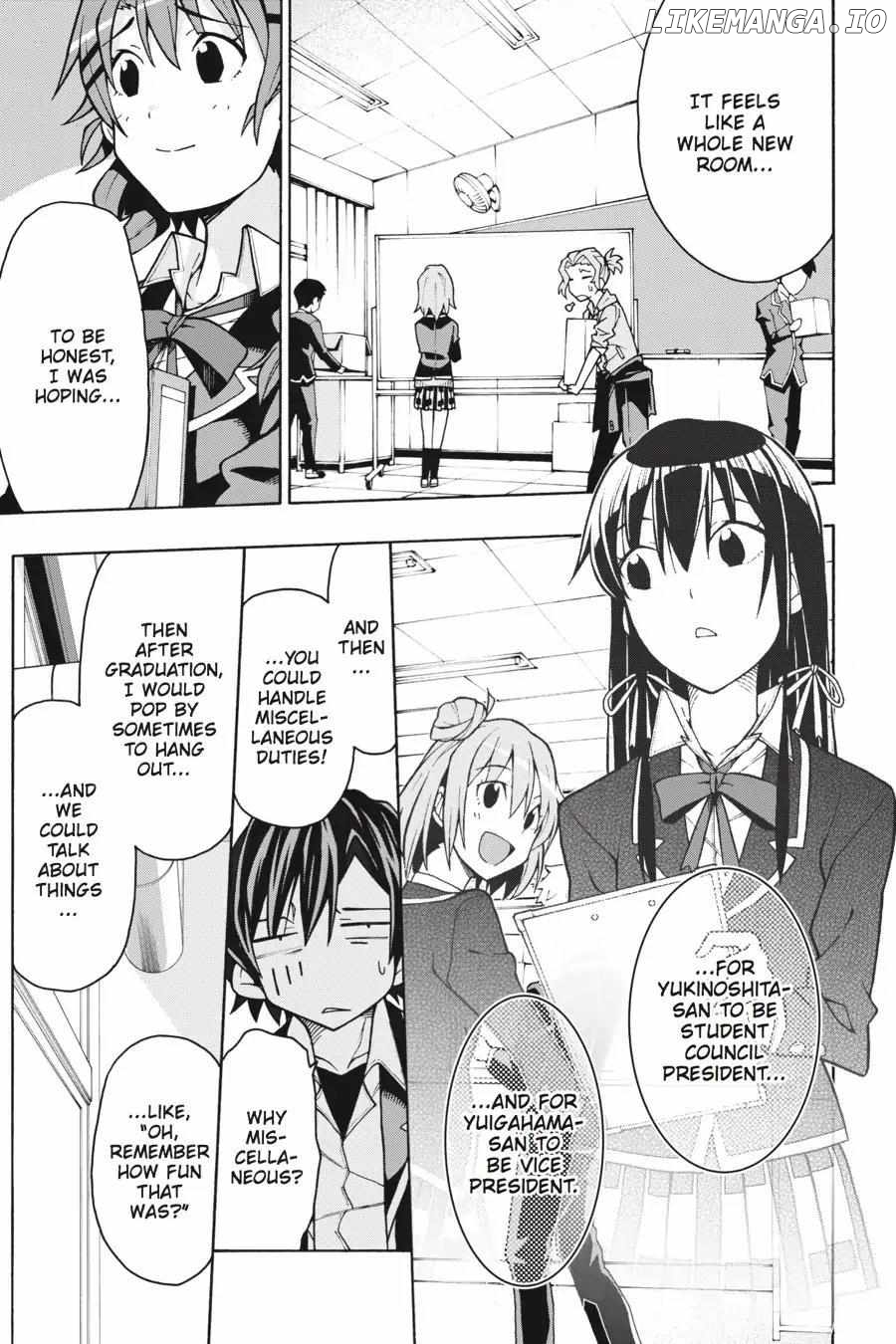 Yahari Ore no Seishun Love Come wa Machigatteiru @comic Chapter 58 - page 34