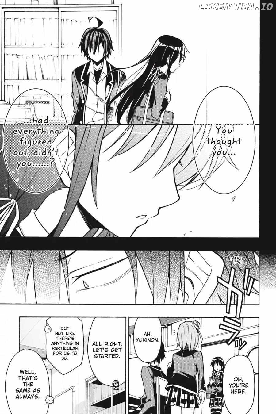 Yahari Ore no Seishun Love Come wa Machigatteiru @comic Chapter 58 - page 38