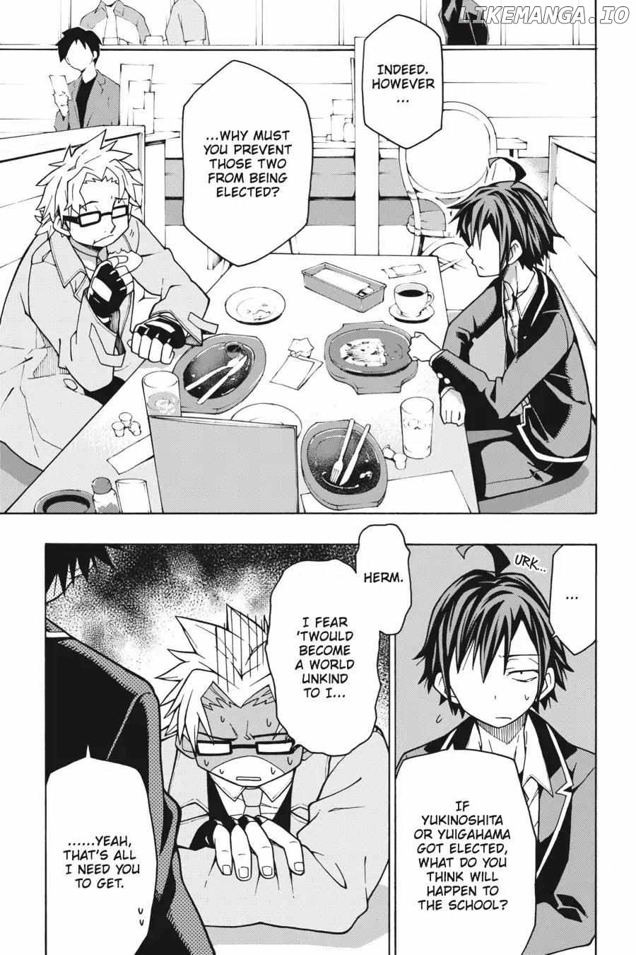 Yahari Ore no Seishun Love Come wa Machigatteiru @comic Chapter 57 - page 14