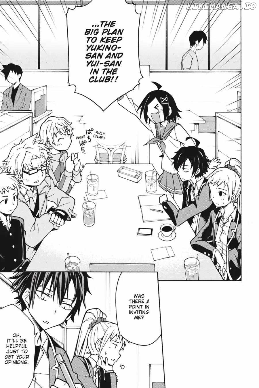 Yahari Ore no Seishun Love Come wa Machigatteiru @comic Chapter 57 - page 18
