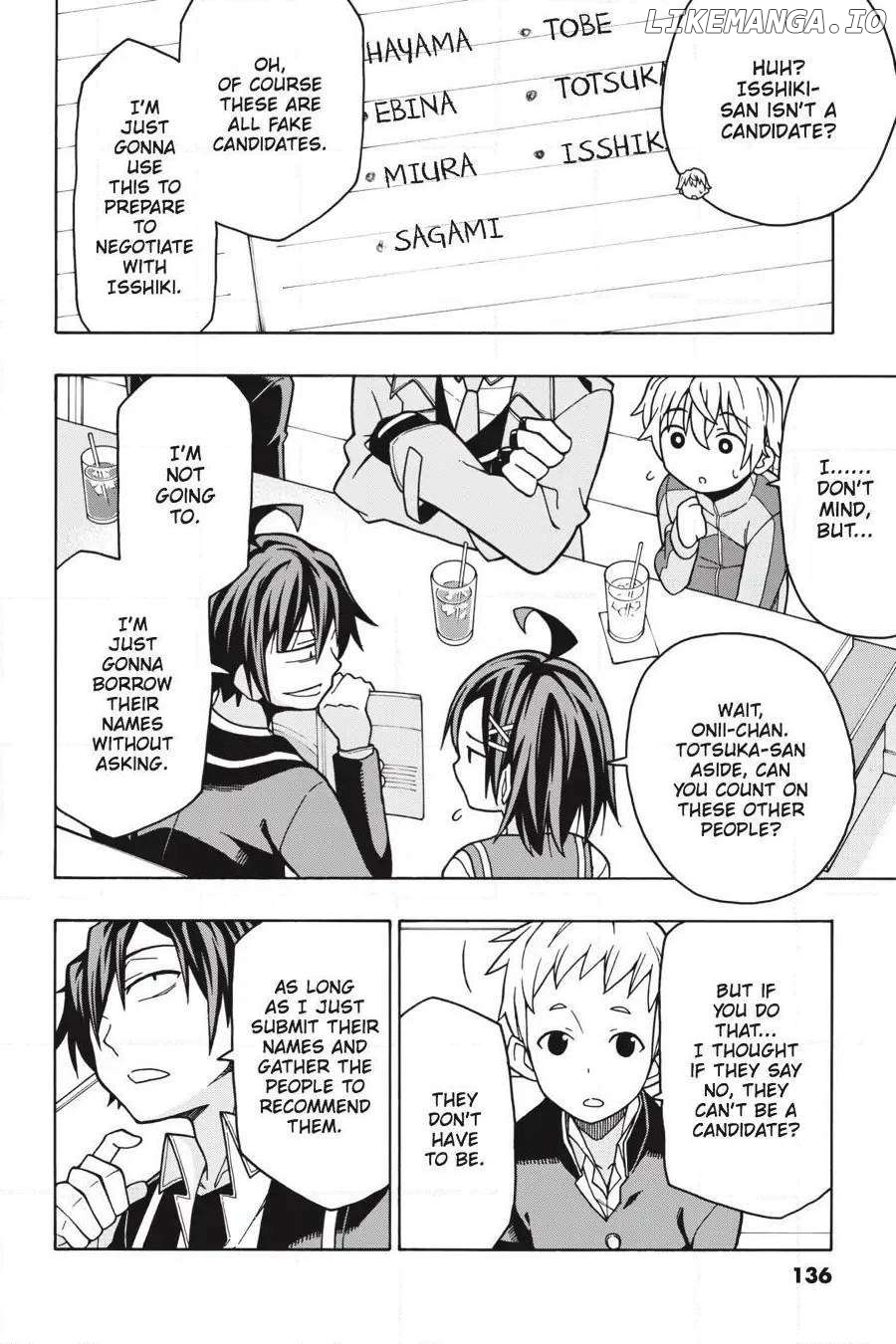 Yahari Ore no Seishun Love Come wa Machigatteiru @comic Chapter 57 - page 30