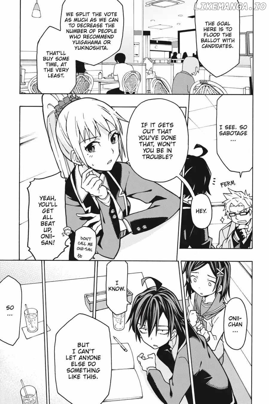Yahari Ore no Seishun Love Come wa Machigatteiru @comic Chapter 57 - page 31