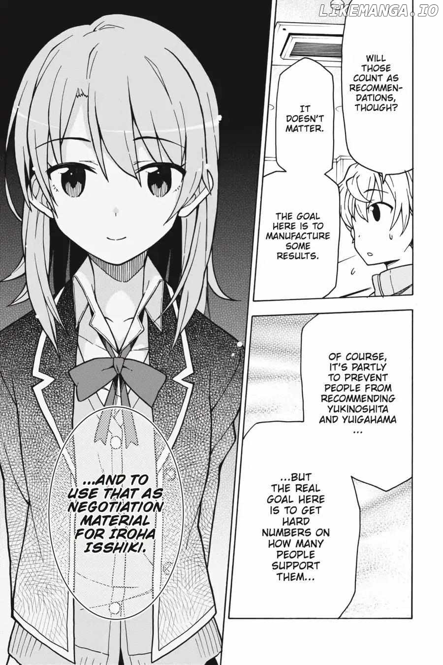 Yahari Ore no Seishun Love Come wa Machigatteiru @comic Chapter 57 - page 34