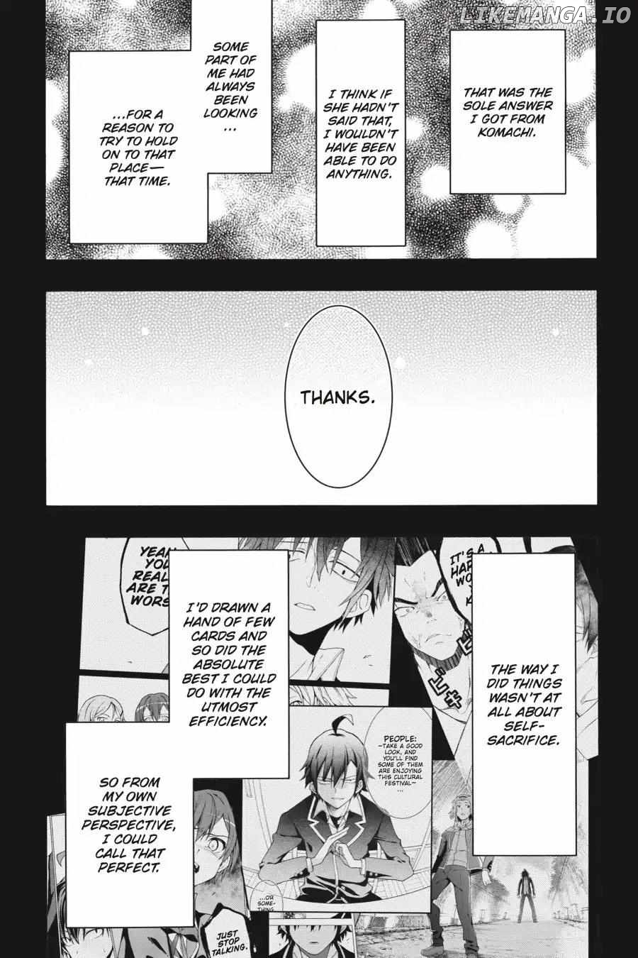 Yahari Ore no Seishun Love Come wa Machigatteiru @comic Chapter 57 - page 8