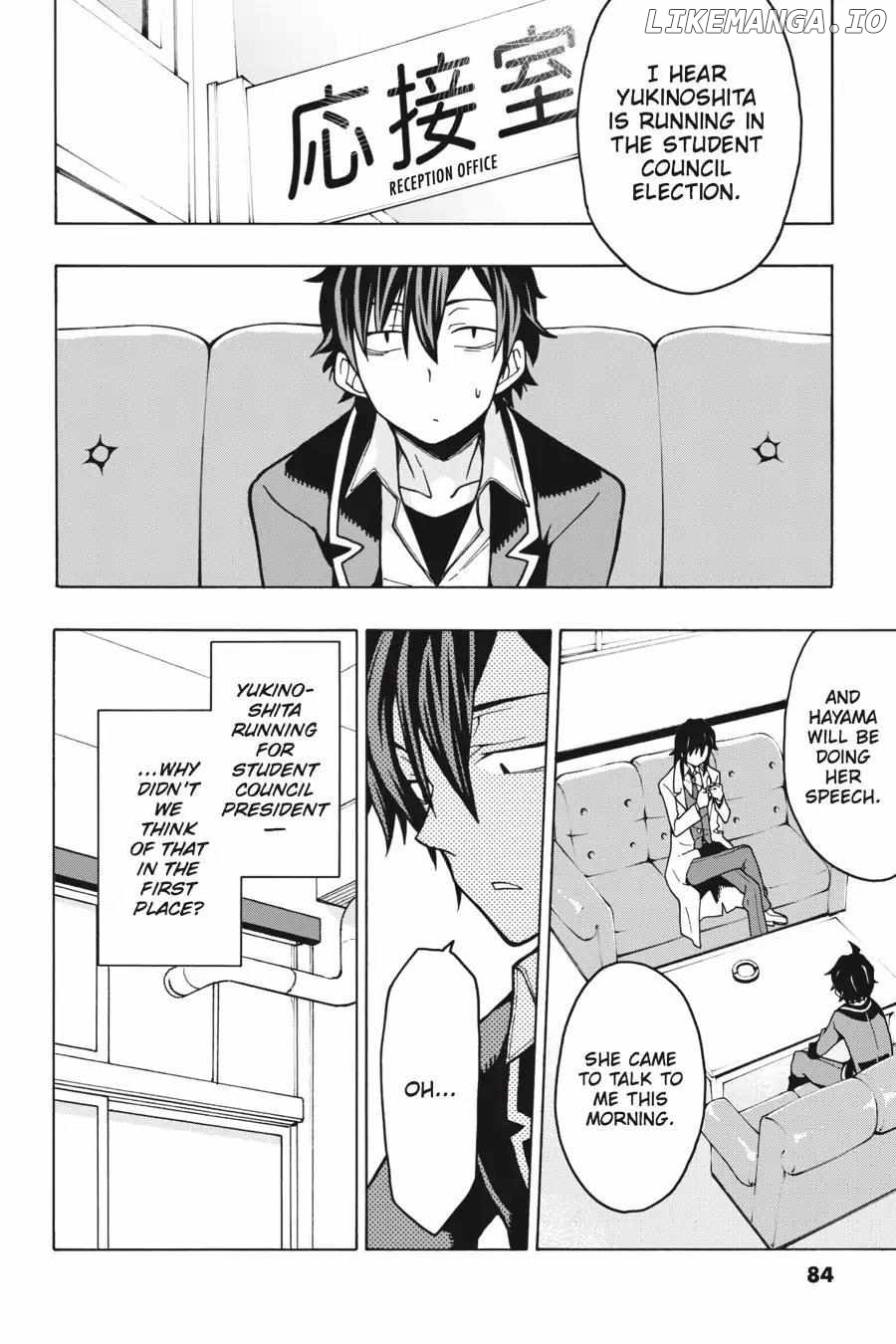 Yahari Ore no Seishun Love Come wa Machigatteiru @comic Chapter 56 - page 4