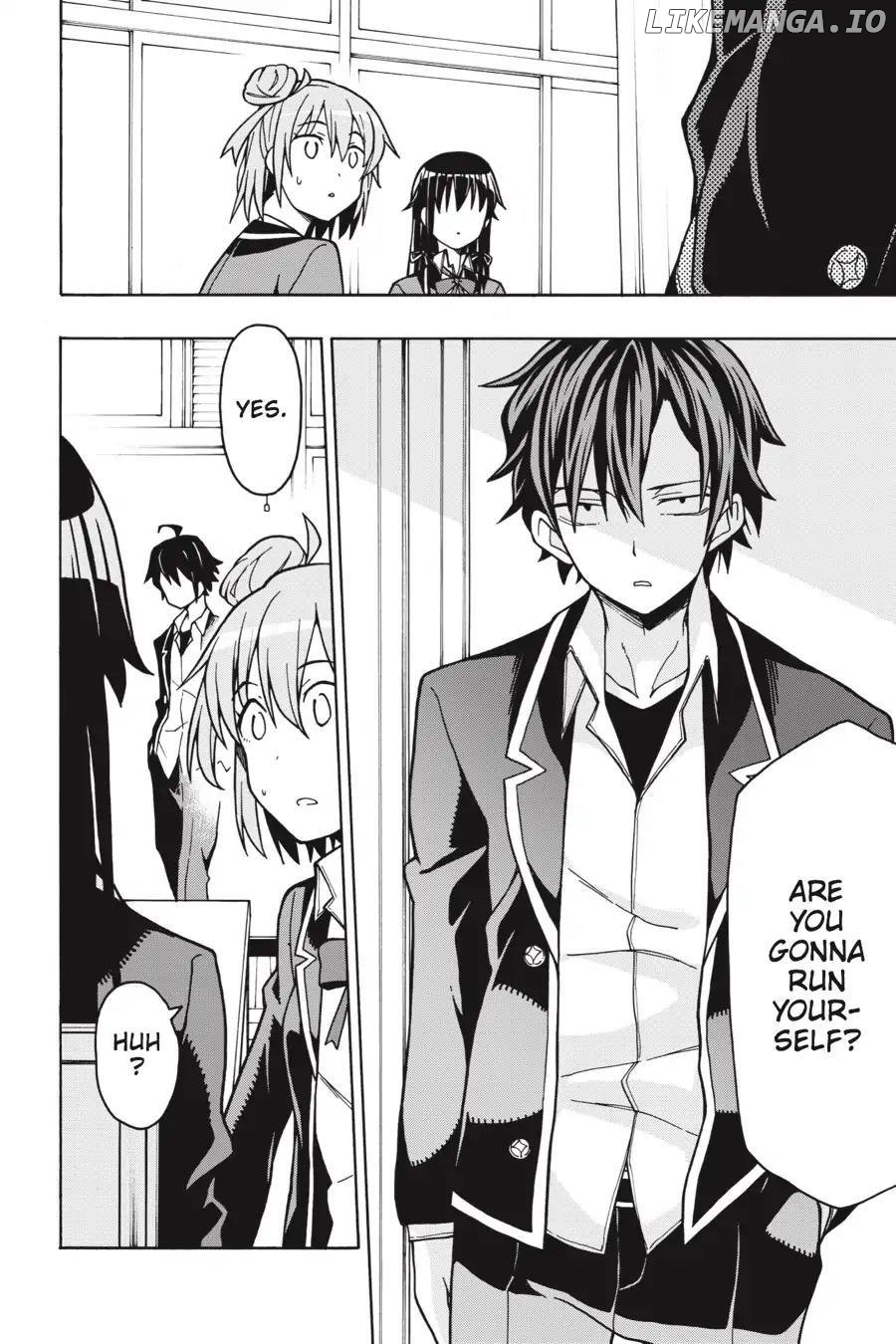 Yahari Ore no Seishun Love Come wa Machigatteiru @comic Chapter 56 - page 8