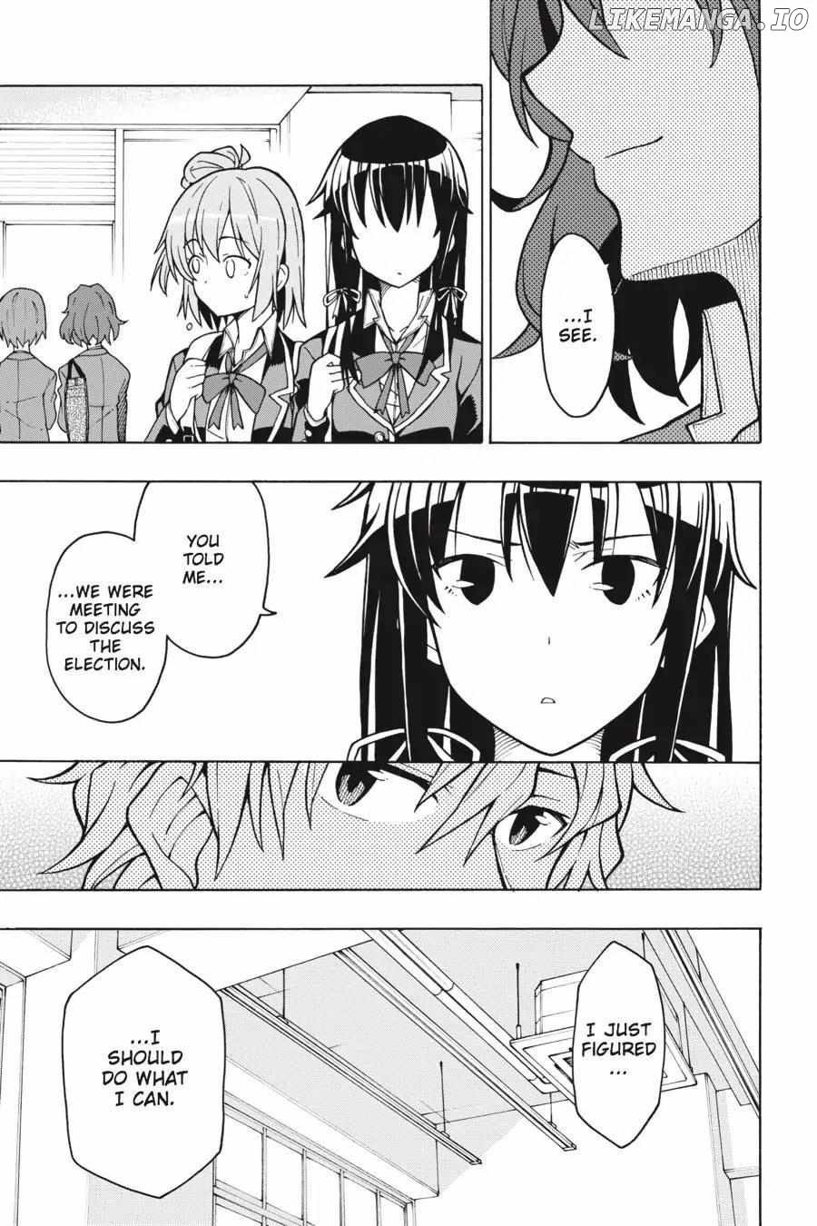 Yahari Ore no Seishun Love Come wa Machigatteiru @comic Chapter 55 - page 35