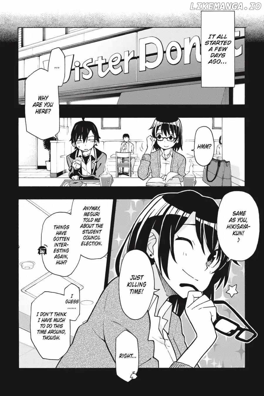 Yahari Ore no Seishun Love Come wa Machigatteiru @comic Chapter 55 - page 4