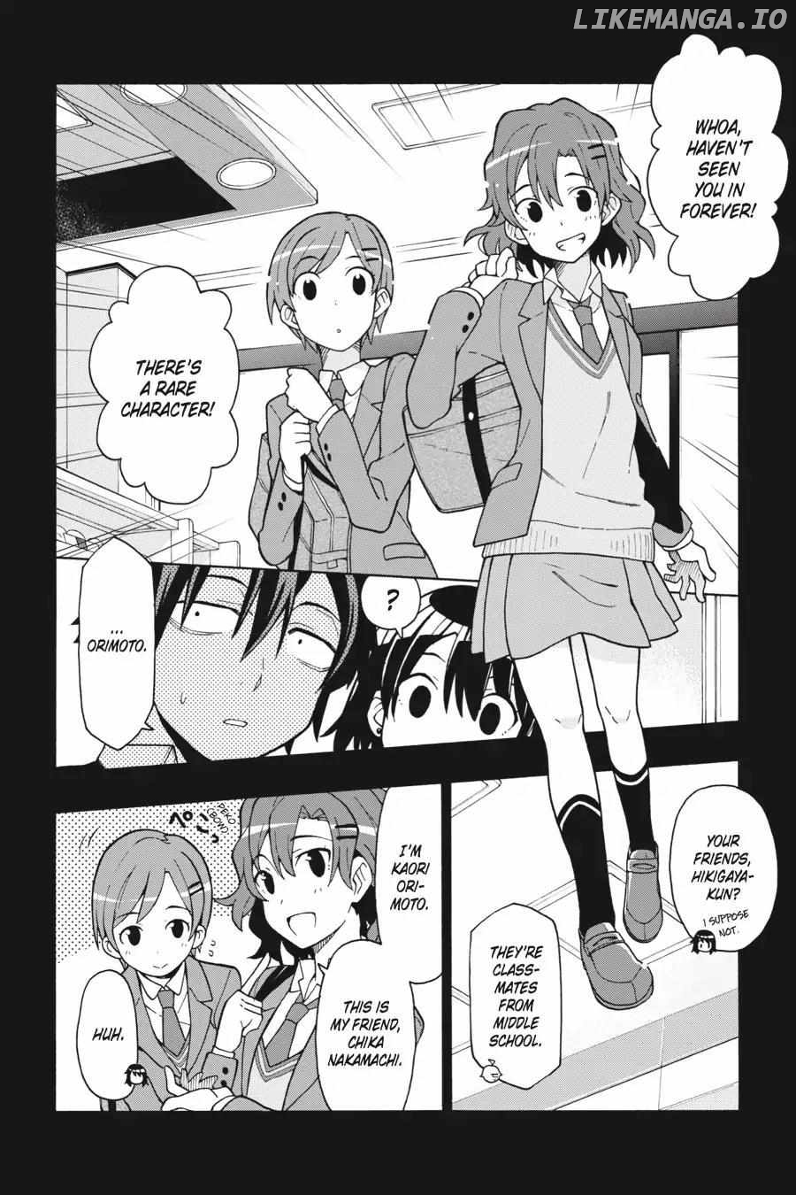 Yahari Ore no Seishun Love Come wa Machigatteiru @comic Chapter 55 - page 6