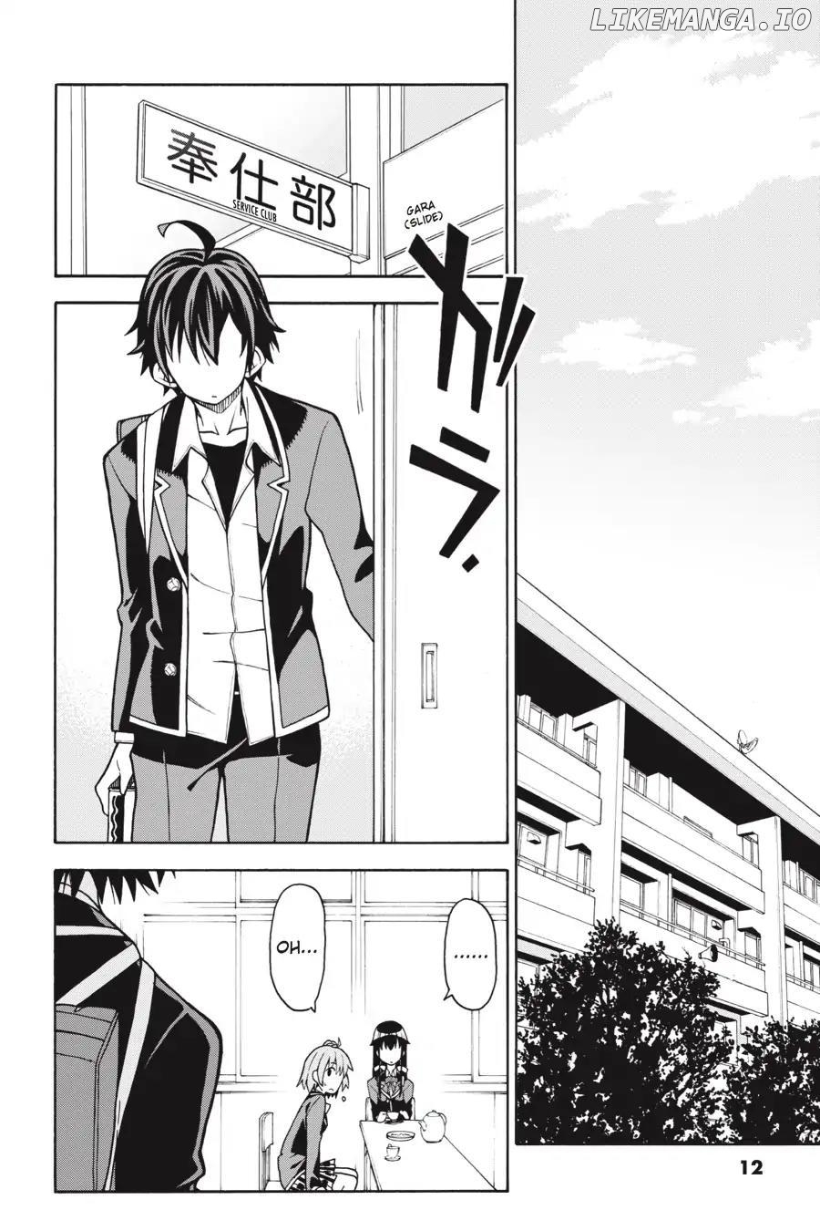 Yahari Ore no Seishun Love Come wa Machigatteiru @comic Chapter 54 - page 12