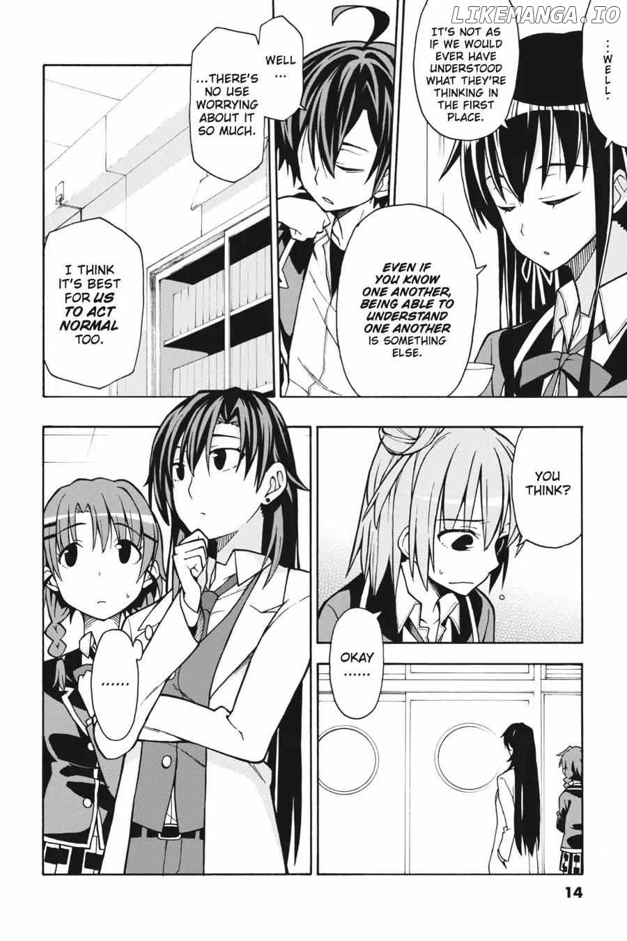 Yahari Ore no Seishun Love Come wa Machigatteiru @comic Chapter 54 - page 14