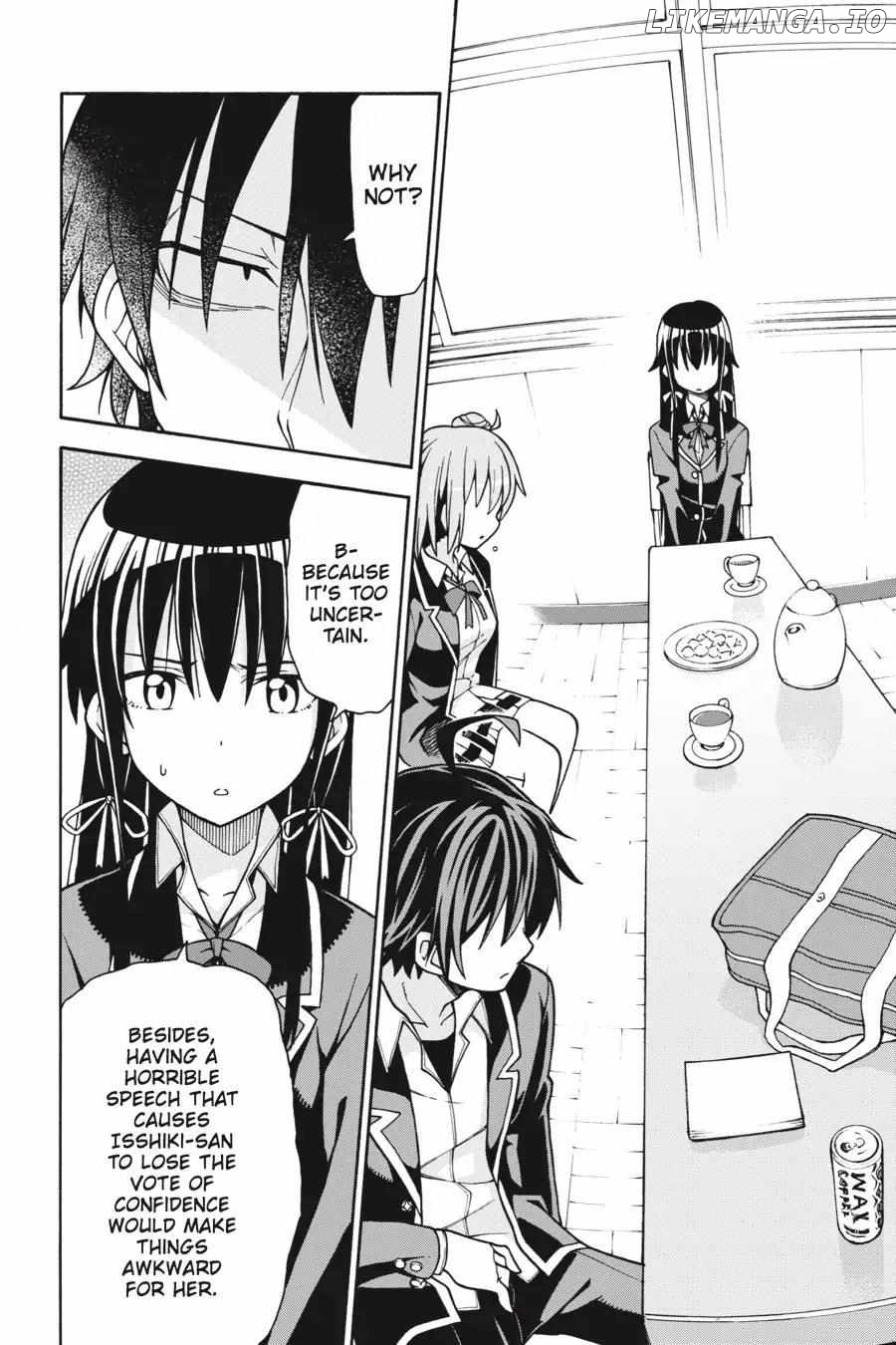 Yahari Ore no Seishun Love Come wa Machigatteiru @comic Chapter 54 - page 24