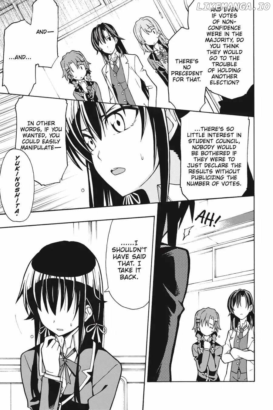 Yahari Ore no Seishun Love Come wa Machigatteiru @comic Chapter 54 - page 25