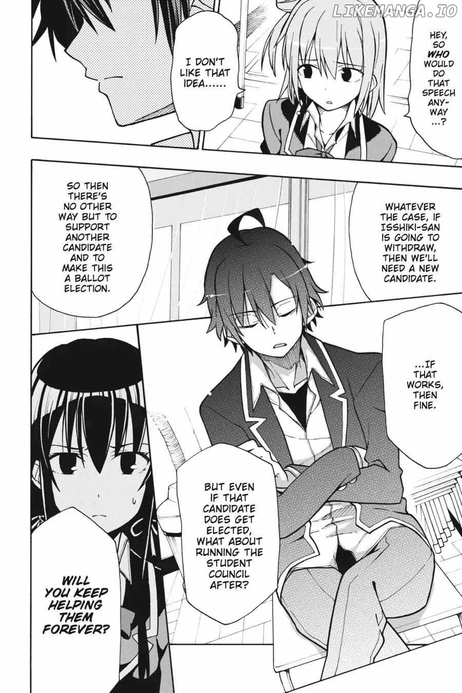 Yahari Ore no Seishun Love Come wa Machigatteiru @comic Chapter 54 - page 26