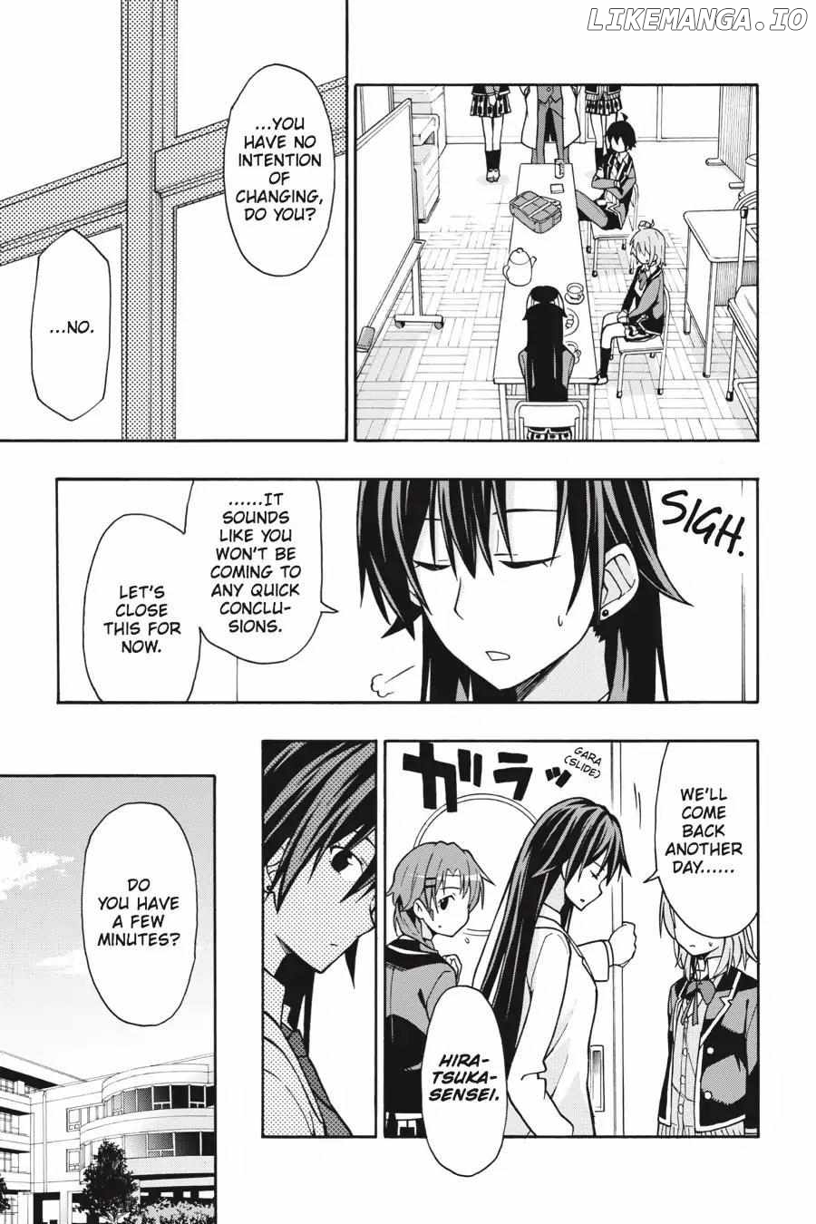 Yahari Ore no Seishun Love Come wa Machigatteiru @comic Chapter 54 - page 29