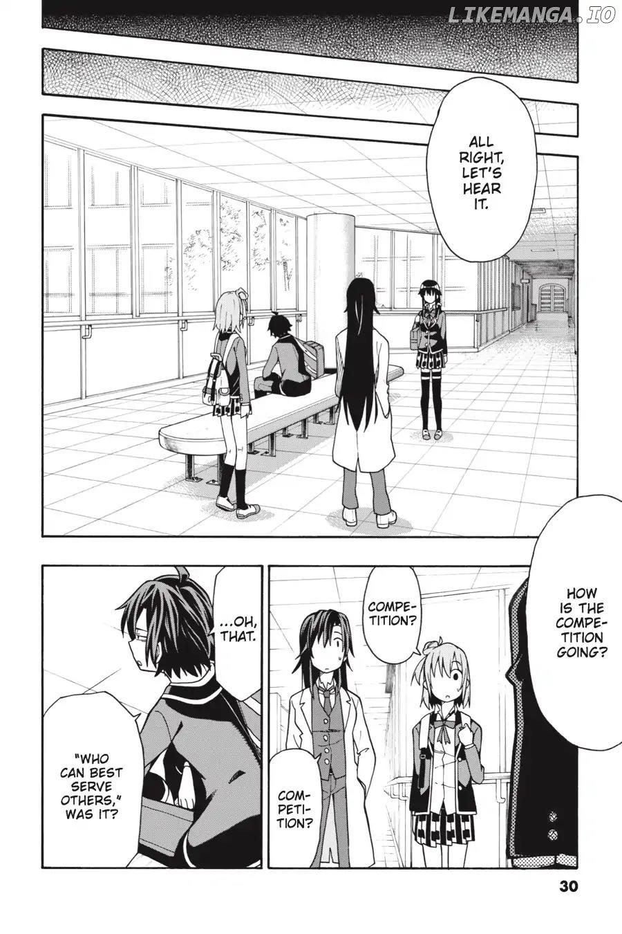 Yahari Ore no Seishun Love Come wa Machigatteiru @comic Chapter 54 - page 30