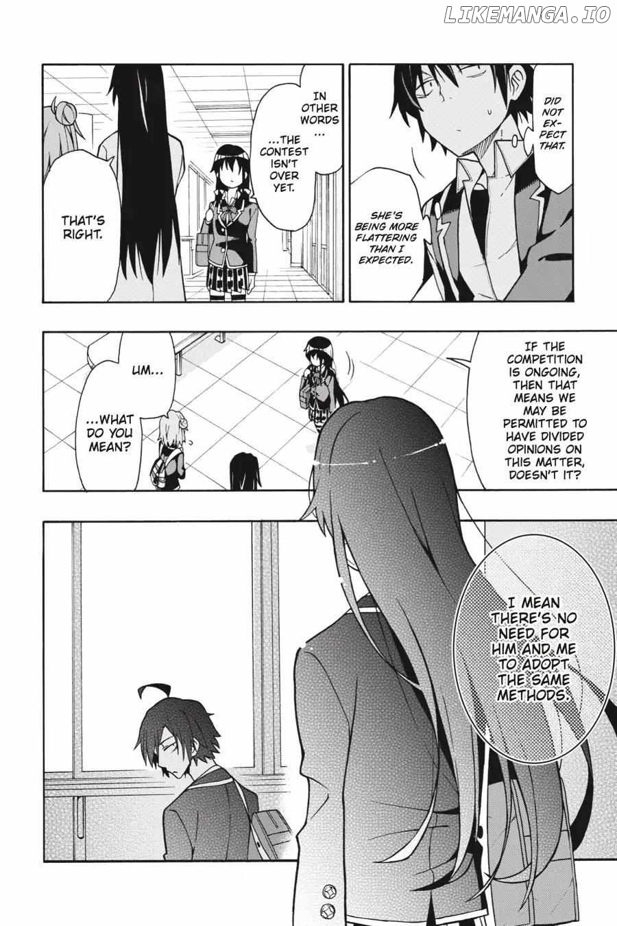 Yahari Ore no Seishun Love Come wa Machigatteiru @comic Chapter 54 - page 32