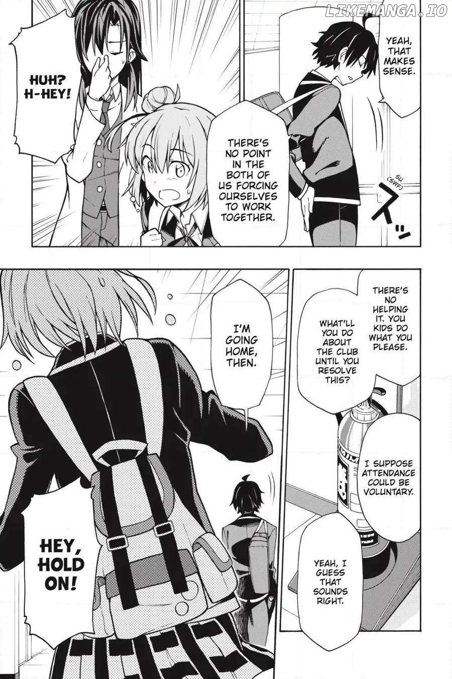Yahari Ore no Seishun Love Come wa Machigatteiru @comic Chapter 54 - page 33