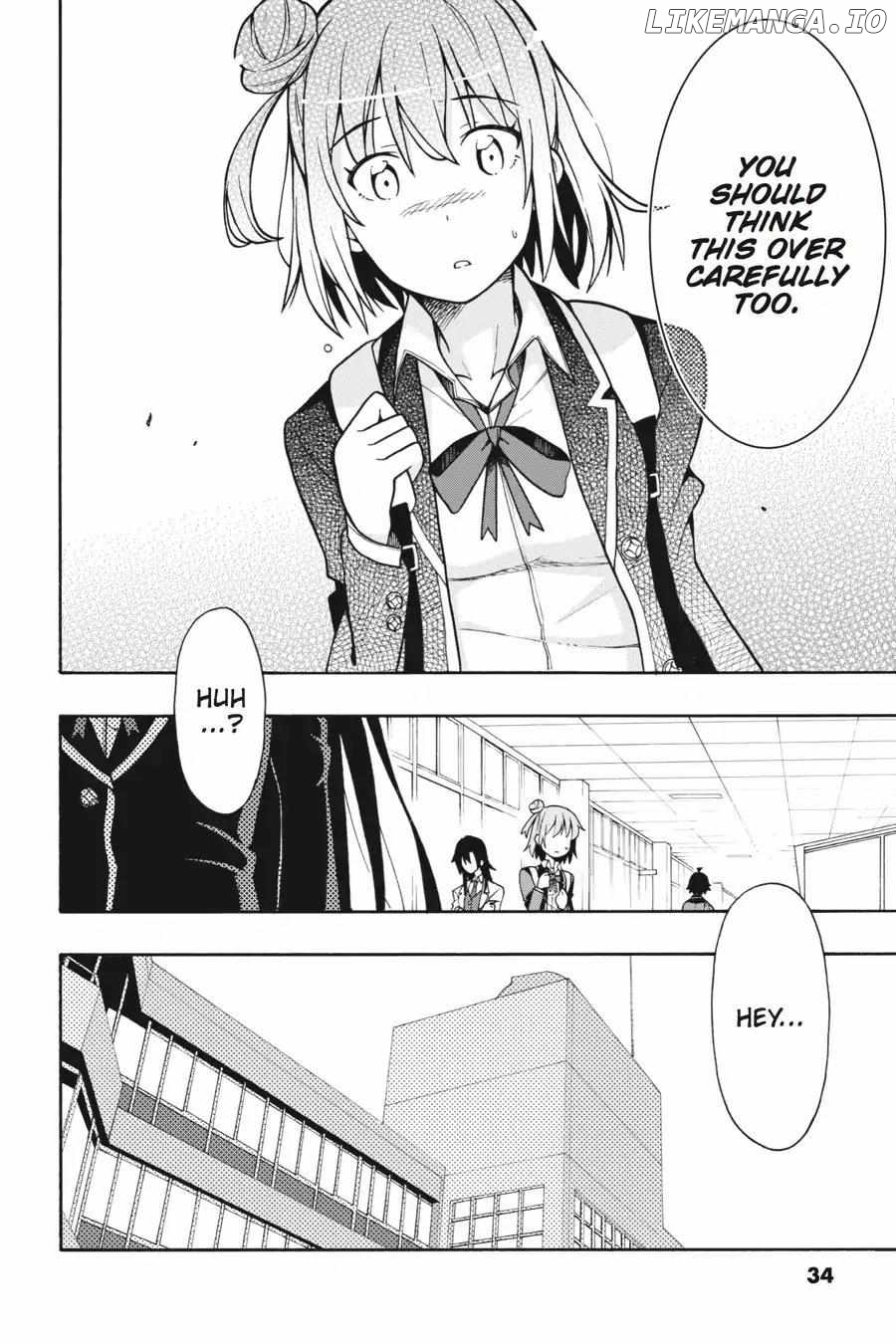 Yahari Ore no Seishun Love Come wa Machigatteiru @comic Chapter 54 - page 34