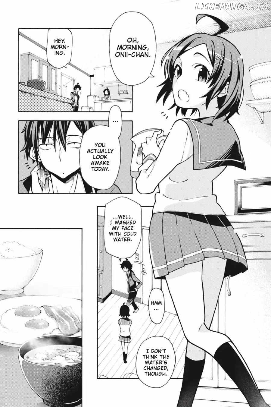 Yahari Ore no Seishun Love Come wa Machigatteiru @comic Chapter 54 - page 7