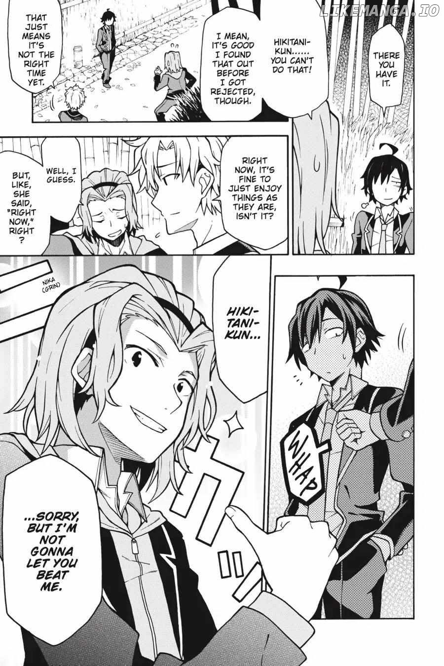 Yahari Ore no Seishun Love Come wa Machigatteiru @comic Chapter 53 - page 20