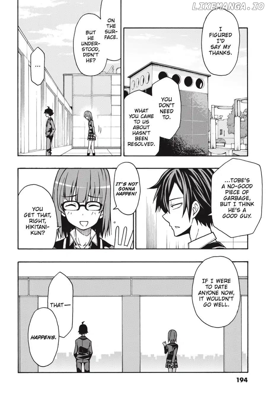 Yahari Ore no Seishun Love Come wa Machigatteiru @comic Chapter 53 - page 29