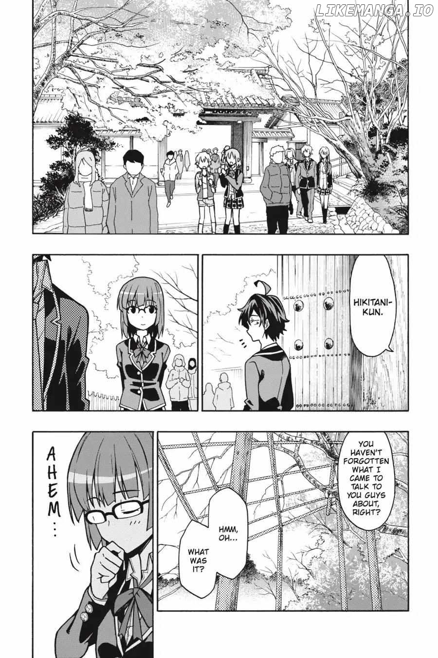 Yahari Ore no Seishun Love Come wa Machigatteiru @comic Chapter 52 - page 11
