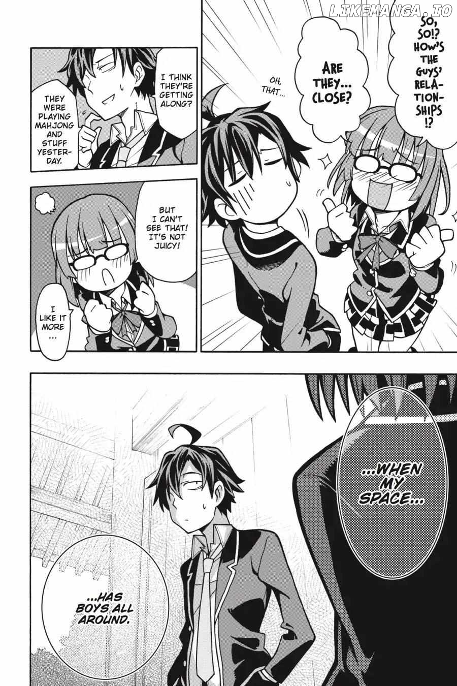 Yahari Ore no Seishun Love Come wa Machigatteiru @comic Chapter 52 - page 12