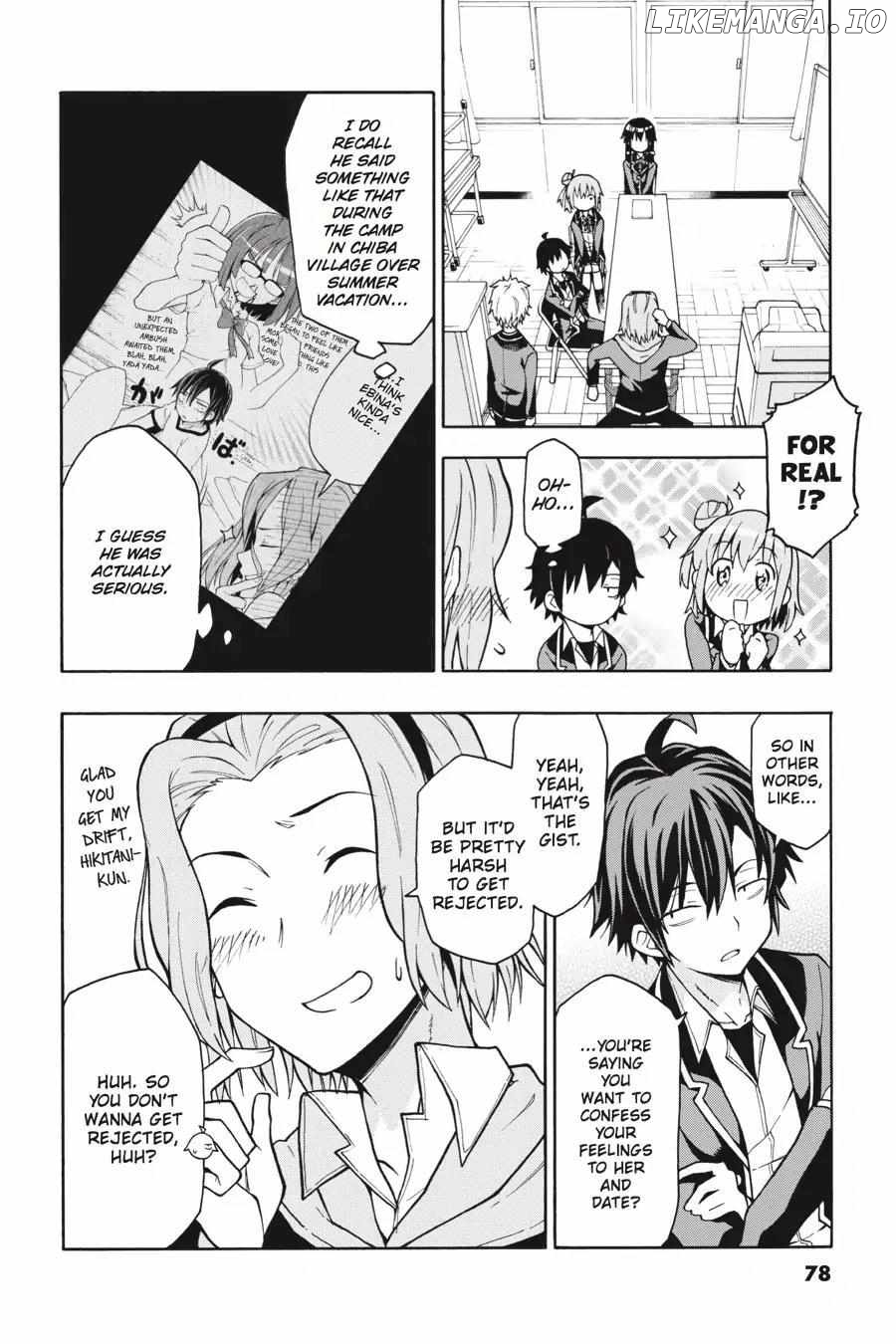 Yahari Ore no Seishun Love Come wa Machigatteiru @comic Chapter 50 - page 10