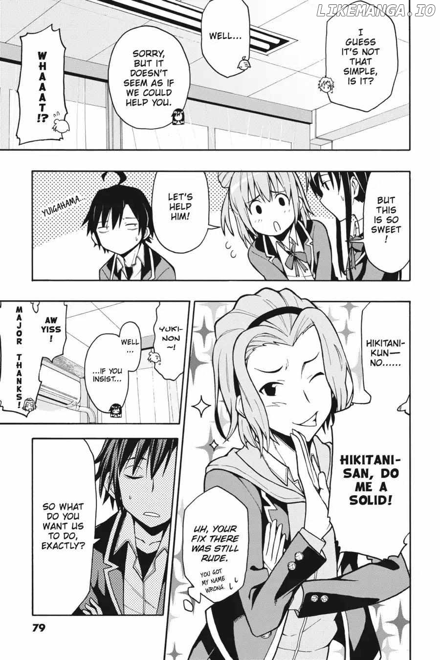 Yahari Ore no Seishun Love Come wa Machigatteiru @comic Chapter 50 - page 11