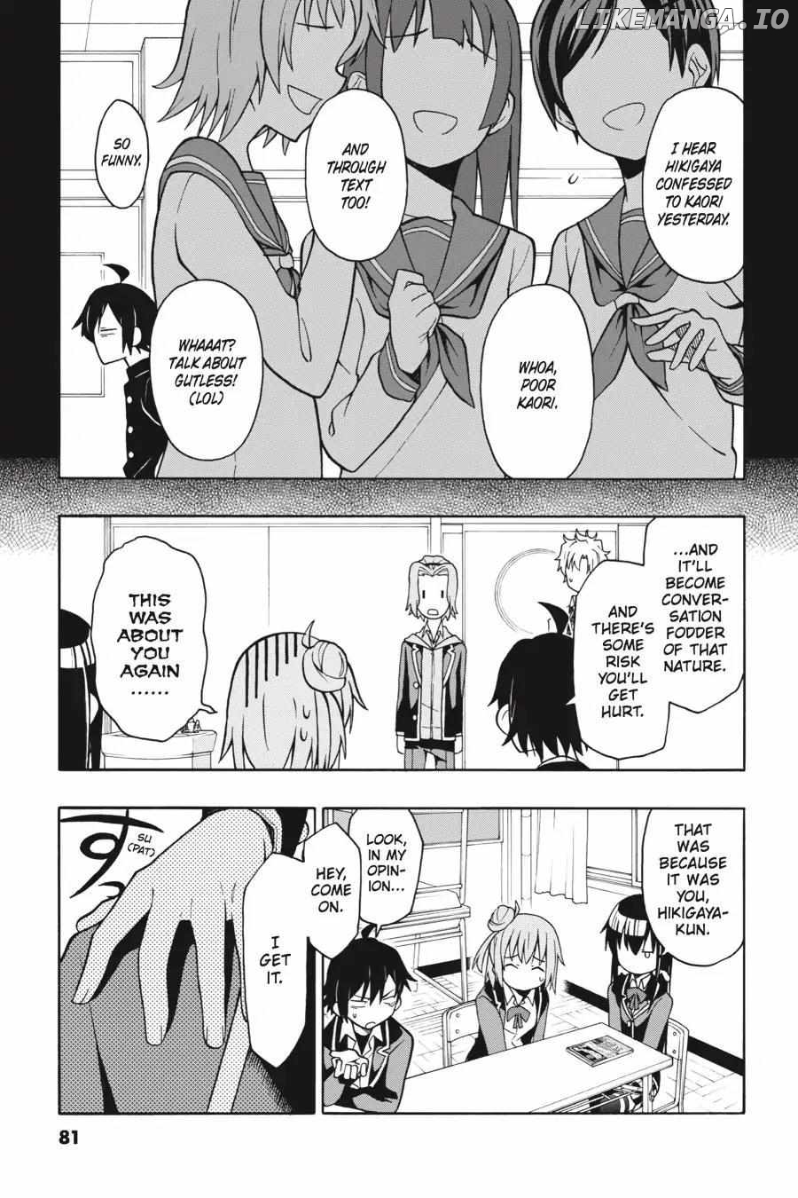 Yahari Ore no Seishun Love Come wa Machigatteiru @comic Chapter 50 - page 13