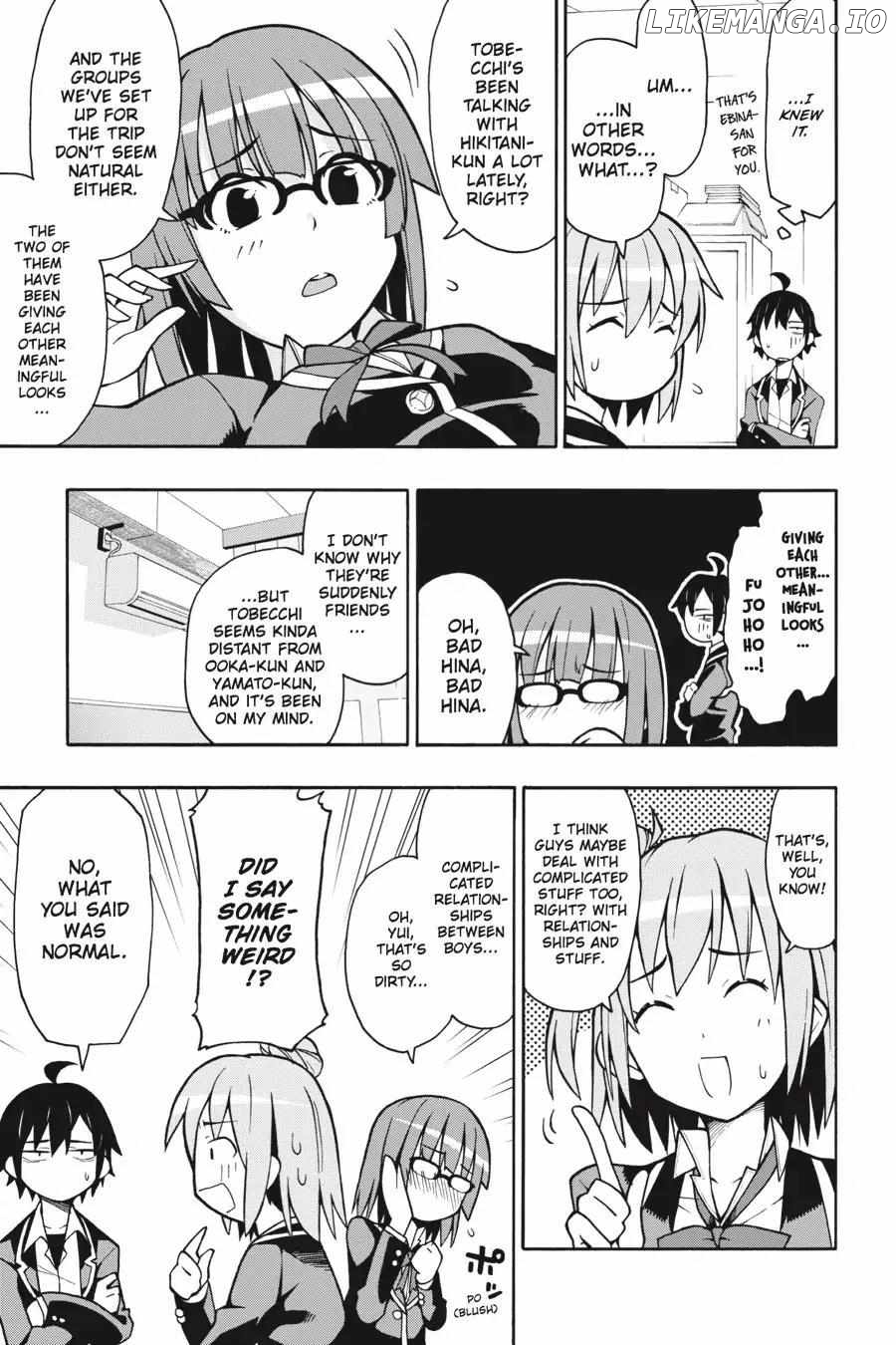 Yahari Ore no Seishun Love Come wa Machigatteiru @comic Chapter 50 - page 27