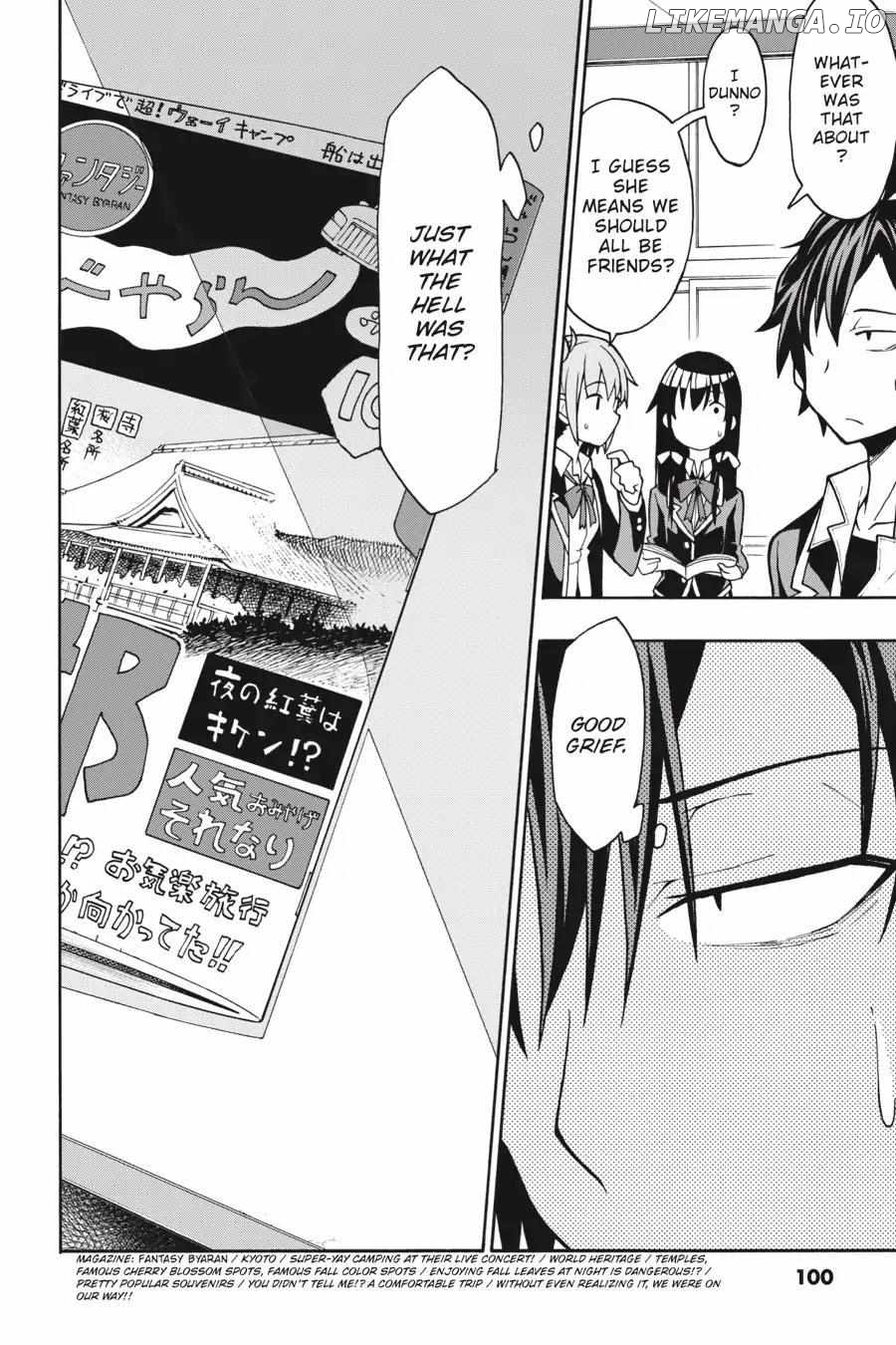 Yahari Ore no Seishun Love Come wa Machigatteiru @comic Chapter 50 - page 32