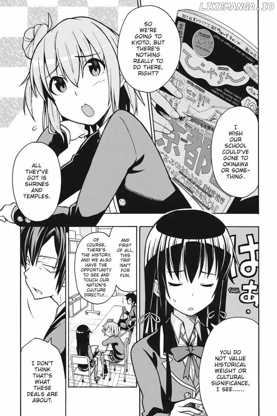 Yahari Ore no Seishun Love Come wa Machigatteiru @comic Chapter 50 - page 3