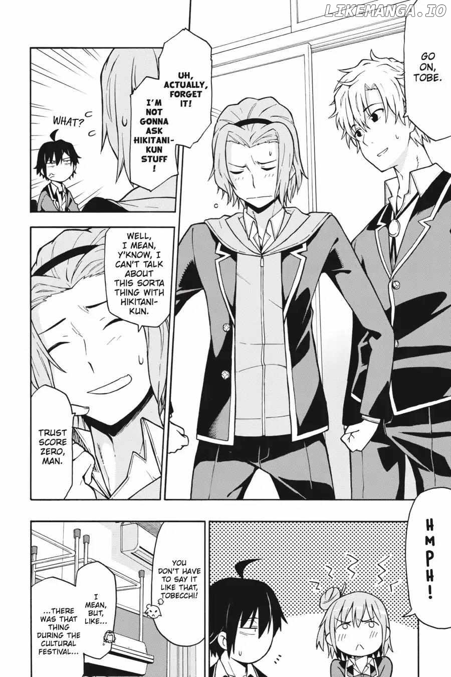 Yahari Ore no Seishun Love Come wa Machigatteiru @comic Chapter 50 - page 6