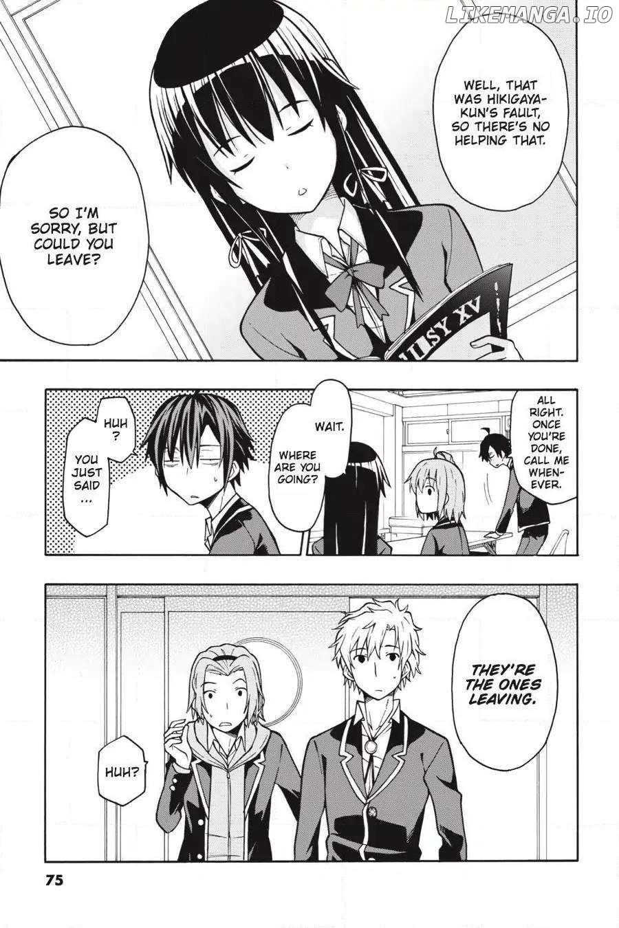 Yahari Ore no Seishun Love Come wa Machigatteiru @comic Chapter 50 - page 7