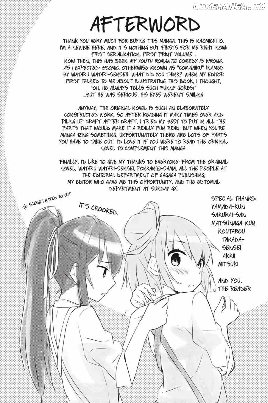 Yahari Ore no Seishun Love Come wa Machigatteiru @comic Chapter 5 - page 30